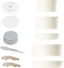 Caannasweis Detachable Nonstick Cookware Set - Stackable Induction Pots and Pans