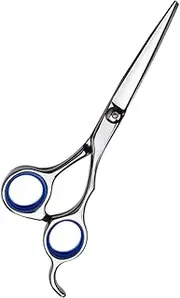 Stainless Steel Scissors Straight Scissors Hair Scissors Haircut Tool Barber Shears Silver