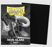 Arcane Tinmen Black Matte Non Glare Dragon Shield Sleeves (Box of 100)
