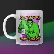 AVENGERS INCREDIBLE HULK Coffee Mug, Marvel Comics Gift -White