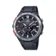 【CASIO EDIFICE】WINDFLOW太陽能藍芽雙顯鋼帶腕錶-撞色款/ECB-2200P-1A/台灣總代理公司貨享一年保固