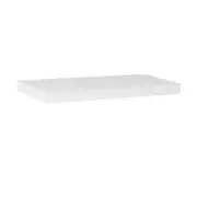 17.7 In. L X 7.75 In. W Slim Floating White Shelf