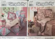 Simplicity SEWING PATTERNS 7138 7139 QUILTS & PILLOWS Shirley Botsford Quilting