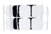Healthberg TENS Unit Pads 5x5cm 12pc Reusable Electrodes for Electrotherapy