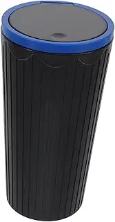 NOLITOY Car Trash Can Cars Small Refuse Bin Compact Garbage Can Mini Garbage Container Vehicle-mounted Rubbish Bin Compact Wastebasket Trash Container for Vehicle Plastic Blue