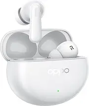 [OPPO] Enco Air4 Pro True Wireless Earphones, 44h Autonomy, Titanium Driver 12.4 mm, Bluetooth 5.4, Touch Controls, AI Noise Cancellation, Android and iOS, IP55, [Italian Version],White