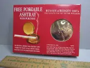 Portable Ashtray Free Giveaway Benson Hedges 1994 Pocket Purse Lid Round Goldton