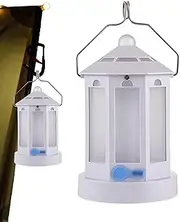 Compact Lantern, Camping Tent Light, Retro Portable Led Lamp, Long-Lasting Battery Power, Adjustable Brightness, 1-Pack Green, Ideal for Hiking, Fishing, Mountaineering and Reading