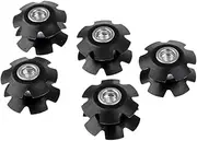 5-Pack Durable Aluminum Alloy Headset Cap for Threadless Forks - Mountain Bike Accessories