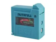 Faithfull - Battery Tester for AA, AAA, C, D & 9V - BT1