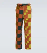 [Bode] Bode Patchwork corduroy pants 36 multicoloured