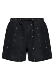 Elastic drawstring waist shorts XL,L,M black