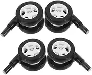 MAGICLULU 4Pcs Replacement Wheels for and Strollers Removable Silent Caster Wheels Easy Install Swivel Design for Tight Spaces for Daily Use
