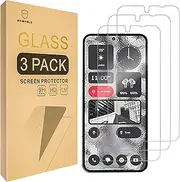 Mr.Shield [3-Pack] Screen Protector For Nothing Phone 2 [Cut out for Camera] [Tempered Glass] [Japan Glass with 9H Hardness] Screen Protector with Lifetime Replacement
