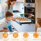 6 Pcs Baking Sheet with Cooling Rack Set with 3 Baking Trays 3 Racks hayuk
