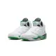【NIKE 耐吉】AIR JORDAN 5 RETRO W LUCKY GREEN 白綠 女鞋(DD9336-103)