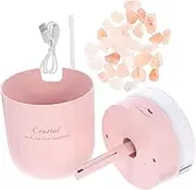 PRETYZOOM 1Pc USB Crystal Salt Stone Humidifier Large Capacity Aromatherapy Diffuser for Home Humidifier with Flat Bottom Design for Relaxation and Comfort