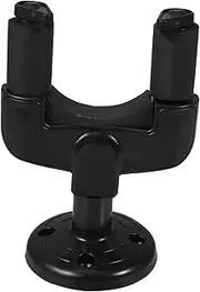 TEMPNAP Detachable Wall Mounted Guitar Hangers with Auto Locking Grip Secure Black Guitar Hook for Easy Installation Display for Acoustic Electric Bass Guitars Screw