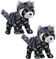 Squeaky Dog Toys - 2Pcs Indestructible Stuffed Plush Dog Toys, Unbreakable Interactive Stuffed Dog Chew Toys, Soft Plush Chew Companion Dog Toys, Durable Tough Chewer for All Dog Sizes, Keep Them Busy