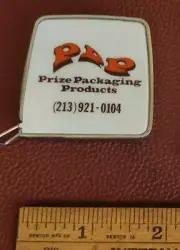NOS Vintage Lufkin Advertising Tape Measure Prize Packaging Products