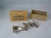 Vintage set of 3 BRAID-AID Folder Box but no instructions