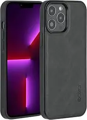 molzar GripBig Series for iPhone 13 Pro Max Case, Built-in Metal Plate for Magnetic Mount, Wireless Charging Support, Compatible with iPhone 13 Pro Max, Black/Black