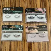 Ardell False Lashes Lot of 4 Wispies, Natural, Fashion