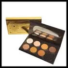 LA Splash Magic Eyeshadow Palette 8 shades Brown Black Matte Shimmer Mirror