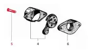 2 Vespa Indicator Switch Handlebar Mount Screws, LargeFrame and Smallframe Ve...