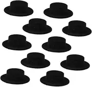 MERRYHAPY 10pcs Miniature Doll Hats Fabric Clown Hat Decor for Crafts Party Supplies and Projects Doll Accessories for Home and Classroom Decorations
