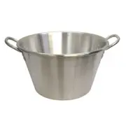 23"W x 13''H Carnitas Cazo Stainless Steel Caso Pot Pan Wok Gas Stove burner