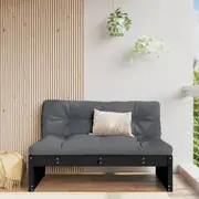 Sectional Sofa Outdoor Sofa Middle Sofa with Cushions Solid Wood Pine vidaXL