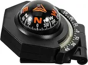 GRIRIW Ball Compass for Car Dashboard Vehicle Compass for Accurate Navigation for Outdoor Activities and Road Trips