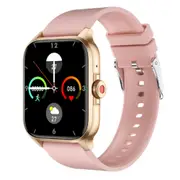 Smartwatch 1.85inch Bluetooth Call Heart Rate Sleep Monitor Active Fitness Tracker for iOS Android-Pink