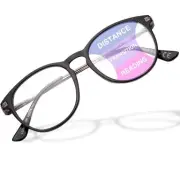 Women's Reading Glasses - Progressive Multifocus Readers grey 1.0 X