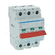 Hager SBR380 3 Pole Isolator Switch, 400VAC, 80A