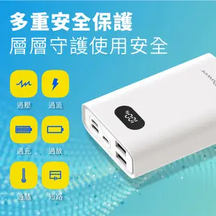 e-Power H10000 行動電源 10000mAh LED數字顯示 黑/白