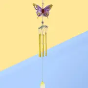 Sun Catchers -dimensional Wind Chime Golden Purple
