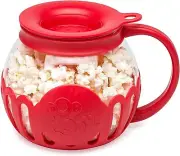 Ecolution Original Microwave Micro-Pop Popcorn Popper, Borosilicate Glass 3 In 1