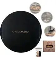 CHANGE MOORE 9.1in Tabletop Fire Pit Mat for Solo Stove Mesa W 50 Placemats
