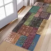 Carpet Runners with Non-Slip Backing, Wide 60cm/80cm/100cm/120cm Long Narrow Kitchen Area Rugs for Corridor Aisle Entrance Floor Mats Home Decor 100cm 2m 300cm 4m 5m 6m(80x250cm)