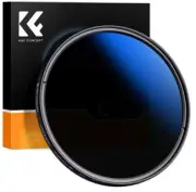 K&F CONCEPT ND2-ND400 Variable Neutral Density Lens Filter Multi Coated 62mm