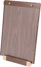 Gatuida Document Display Stand Wooden Certificate Holder Plaque Display Holder Vertical Sign Stand Office Decor