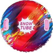 Toboggan Tube - Snow Tubes Sledges | Colourful Snow Sledge Toys with Handles | Snow Tubes with Anti-Tip Design