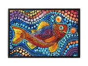 Fish Framed Print Fine Art Poster Print