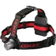 NEW COAST TT7041CP HI5 ADJUSTABLE HEADBAND HEADLAMP 5 LED 3 AAA BATTERY LIGHT
