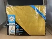 Vintage Penn Prest Muslin Yellow Double Bedding Fitted Sheet NEW Fashion Manor