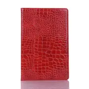 MCC For Samsung Galaxy Tab A9+ Plus 11" X210 X215 Croc-style Case Cover A [Red]