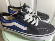 New Vans Sk8-Low Charcoal/Blue Sneakers Low-Top Shoes 2022 5.5 Mens 7 Women