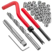30pc M8 Helical Inserts Screw Thread Stripped Repair Kit Bolt Tapping Tap Metric